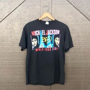 Michael Jackson Bad World Tour Shirt